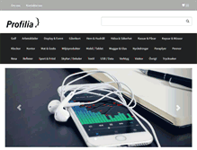 Tablet Screenshot of profilia.se